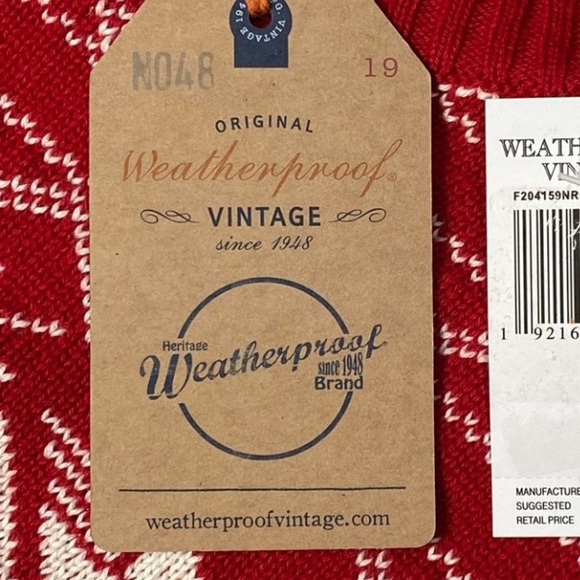 The Holiday Sweater by Original Weatherproof Vintage Cotton, Fair Isle Sweater - Picture 11 of 15